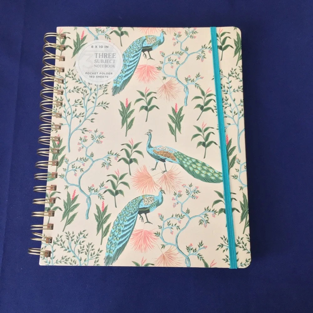 Peacock Spiral Notebook